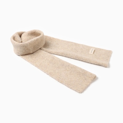 Шарф женский MIST, бежевый, 16×160±5 см