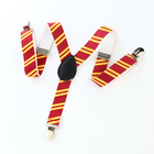 Подтяжки детские «Выбражулька», ширина 2.5 см, бордовая, жёлтая - Фото 2