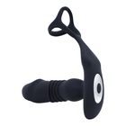 Вибромассажер простаты с эрекционным кольцом, фрикции, APP, 12 режимов, черный - Фото 5