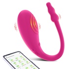 Виброяйцо Оки-Чпоки, с ударной стимуляцией G Spot, APP, ЗУ USB, 9 режимов, розовый 10622045 - фото 24686360