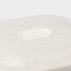 Ланч-бокс для супа «Юниверс», 550 мл, 9×9×11.9 см, пшеничная солома, молочный - Фото 4