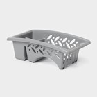 Сушилка для посуды, 32.5×19×11 см, серая - Фото 2