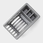 Сушилка для посуды, 32.5×19×11 см, серая - Фото 3