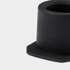 Форма для льда Доляна «Цилиндр стакан», силикон, 21×4.5×9 см, 3 ячейки (5.5×4.5 см), чёрная - Фото 4