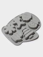 Форма для выпечки новогодняя Доляна «Новогодняя варежка», силикон, 6 ячеек, 24×20.5×2.5 см, серая - Фото 2