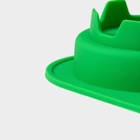 Форма для выпечки новогодняя Доляна «Новогодний набор», силикон, 20.5×22×3.5 см, 6 ячеек, зелёная - Фото 4