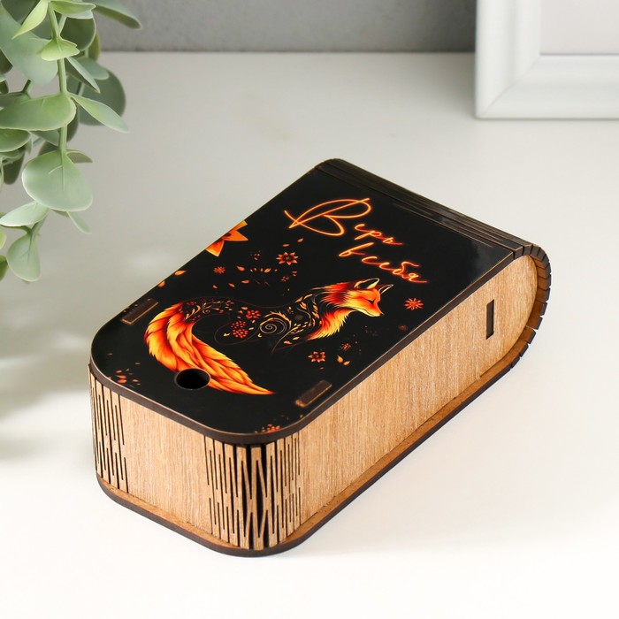 

Шкатулка "Лиса" 13х7х4 см