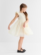 Платье для девочки, MINAKU :Party Dress, цвет молочный, рост 104 см 10669767 - фото 13109462
