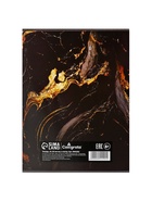 Тетрадь А4 80 листов в клетку Calligrata «Мрамор чёрный с золотым», обложка мелованный картон, глянцевая ламинация, блок офсет - Фото 3