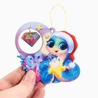 Елочная игрушка «Нежность» 6 шт., 8.8×8.7 см - фото 115747260