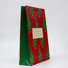 Пакет подарочный новогодний ламинированный «Счастливого Нового года», 33×42.5×10 см - Фото 3