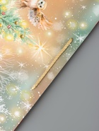 Пакет подарочный "Зверята у ёлки", 33 х 42,5 х 10 см - фото 809177094