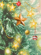 Пакет подарочный "Зверята у ёлки", 33 х 42,5 х 10 см - фото 809177096