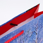 Пакет подарочный новогодний ламинированный «Со снегурочкой», 33×42.5×10 см - Фото 2