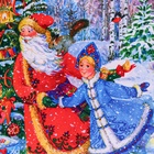 Пакет подарочный новогодний ламинированный «Со снегурочкой», 33×42.5×10 см - Фото 4