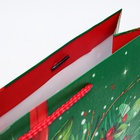 Пакет подарочный новогодний ламинированный «Шишка», 33×42.5×10 см - Фото 2