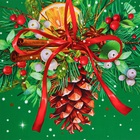 Пакет подарочный новогодний ламинированный «Шишка», 33×42.5×10 см - Фото 4