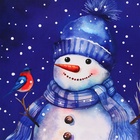 Пакет подарочный новогодний ламинированный «Гордый снеговик», 33×42.5×10 см - Фото 4