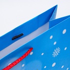 Пакет новогодний подарочный ламинированный «Куранты», упаковка, 33×42.5×10 см - Фото 2