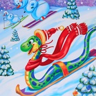 Пакет новогодний подарочный ламинированный «Наперегонки», упаковка, 33×42.5×10 см - Фото 4