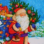 Пакет подарочный новогодний ламинированный «Довольный дед мороз», 33×42.5×15 см - Фото 3