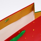 Пакет подарочный новогодний ламинированный «Ёлки», 50×40×15 см - Фото 5