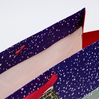 Пакет подарочный новогодний ламинированный «Праздник в городе», 50×40×15 см - Фото 5