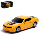 Машина металлическая CHEVROLET CAMARO, 1:64, цвет жёлтый, уценка - Фото 1