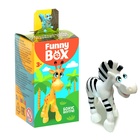 УЦЕНКА Игрушка - сюрприз Funny Box «Зоопарк»: фигурка, наклейки - Фото 1
