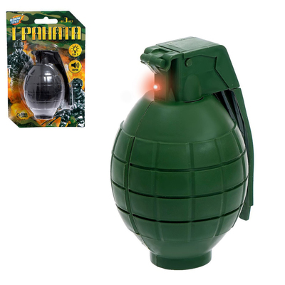 Уценка Граната «Специальная миссия», звуковые эффекты, работает от батареек, цвета МИКС