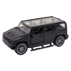 Машинка инерционная Funky Toys «Сафари», Die-Cast, 1:32, открывающиеся двери, цвет чёрный 10404057