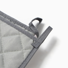 Кухонный набор Be happy: варежка-прихватка 20×27 см, прихватка 17×17 см - Фото 4