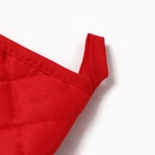 Варежка - прихватка «Доляна» Beauty, 20×27 см, изумрудная - Фото 4