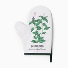 Варежка - прихватка «Доляна. Базилик», 20×27 см - Фото 1