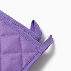 Набор кухонный «Василек» варежка-прихватка 20×27 см, прихватка 17×17 см 100% п/э - Фото 4