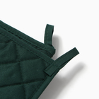 Набор кухонный «Клевер» варежка-прихватка 20×27 см, прихватка 17×17 см 100% п/э - Фото 4