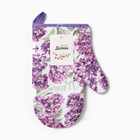 Варежка - прихватка «Сирень», 20×27 см - Фото 4
