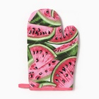 Варежка-прихв. Доляна Арбузы 26*16см, 100%хл - фото 25527667