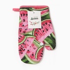 Варежка-прихв. Доляна Арбузы 26*16см, 100%хл - фото 25527669