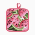 Прихватка Доляна Арбузы 17*17см, 100%хл - фото 25527670