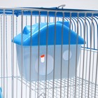 Клетка для грызунов с наполнением RT-3, 30 х 23 х 39 см, голубая - Фото 7