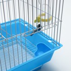 Клетка для грызунов с наполнением RT-3, 30 х 23 х 39 см, голубая - фото 25425244