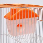Клетка для грызунов с наполнением RT-3, 30 х 23 х 39 см, оранжевая - Фото 7