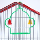 Клетка для птиц укомплектованная Bd-1/1d, 30 х 23 х 39 см, красная - Фото 11