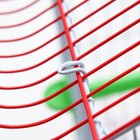 Клетка для птиц укомплектованная Bd-1/1d, 30 х 23 х 39 см, красная - Фото 10