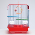 Клетка для птиц укомплектованная Bd-1/2q, 30 х 23 х 39 см, красная 10603017