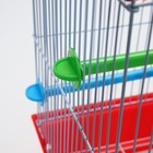 Клетка для птиц укомплектованная Bd-1/2q, 30 х 23 х 39 см, красная 10603017