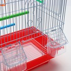 Клетка для птиц укомплектованная Bd-1/2q, 30 х 23 х 39 см, красная 10603017