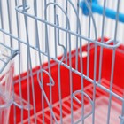 Клетка для птиц укомплектованная Bd-1/2q, 30 х 23 х 39 см, красная 10603017