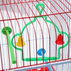 Клетка для птиц укомплектованная Bd-1/2q, 30 х 23 х 39 см, красная 10603017